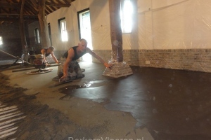 Cementdekvloer pleisteren