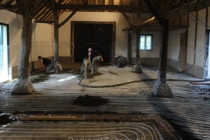 Cementdekvloer smeren