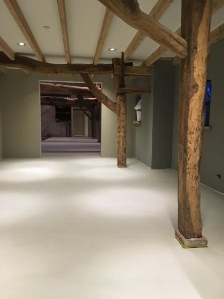 Designvloer woonboerderij