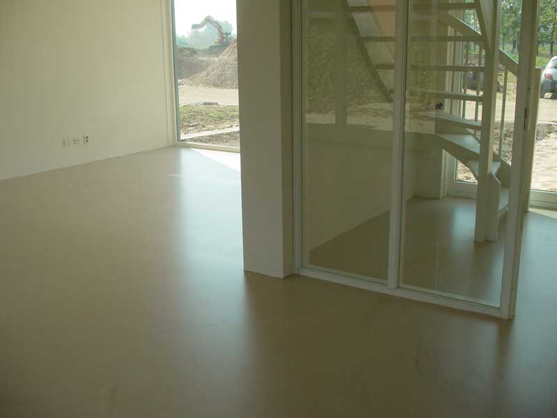 Gietvloer woonhuis