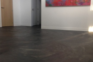 Transparante matte coating afwerking