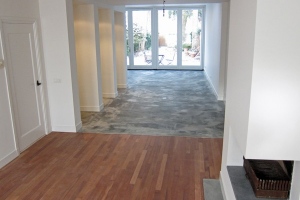 Transparante matte coating gepleisterde cementdekvloervloer