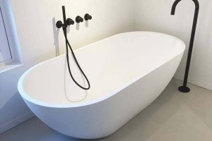 Venetiaans woonbeton badkamer