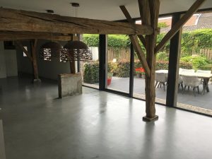 Betonlook vloeren achtergro