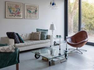Gietvloer woonkamer