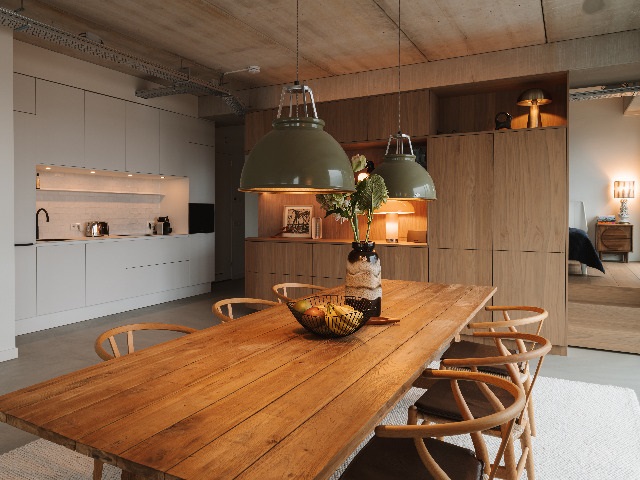 Lavasteen gietvloer keuken