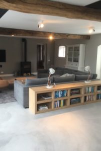 Gietvloer woonkamer