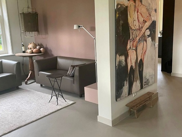 Lavasteen Gietvloer Lavasteen gietvloer