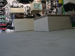 Gietvloer winkel en retail