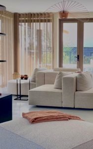 Bio Cement gietvloer woonkamer Tilburg | Berkers Vloeren Son