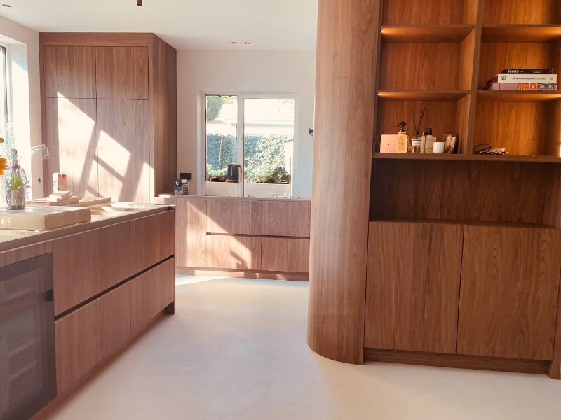 Ecologische Bio Lava gietvloer keuken Tilburg